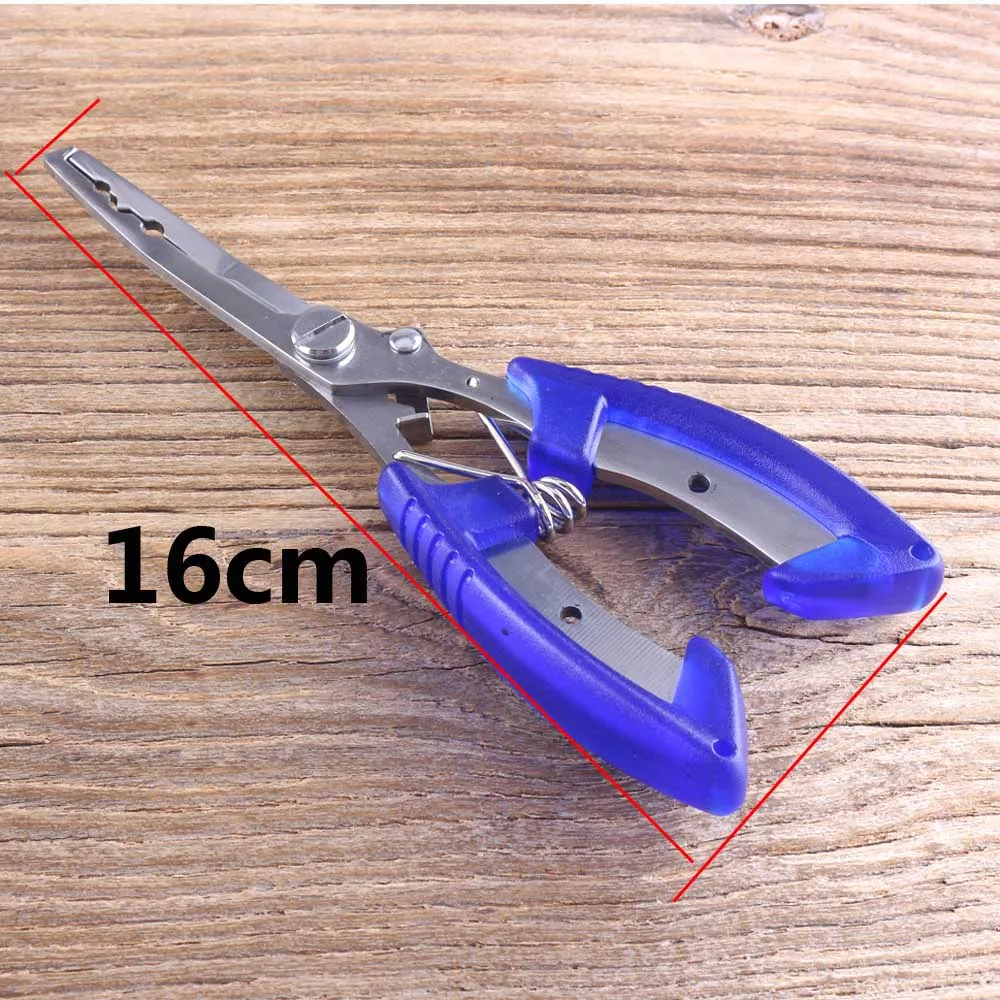 TIANNSII 1pcs Stainless Steel Fishing Scissors Pliers Line Cutter Lure Bait  Remove Hook Tackle Tool Kits Accessories