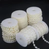 2-10meters Multi Size Ivory Color ABS Imitation Pearl Beads Chain For DIY Craft Scrapbook Decoration Supplies ► Photo 2/6