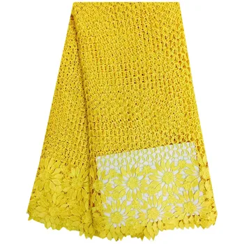 

swiss the top Lace Fabric High Quality Nigerian French cord guipure Lace for Party Embroidered African cord Lace Wedding