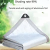 99% sun shading rate aluminum foil sunscreen shading net insulation net outdoor balcony roof anti aging shading