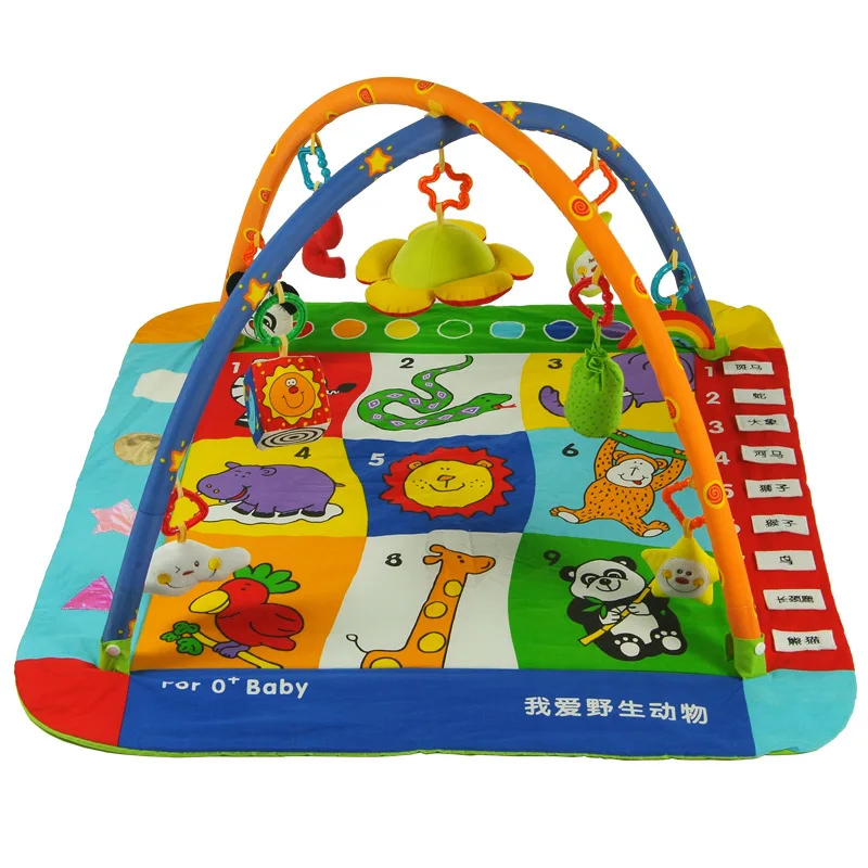

Auby Lalababy Game Mat I Love Wild Animal Safe Non-toxic Game Mat