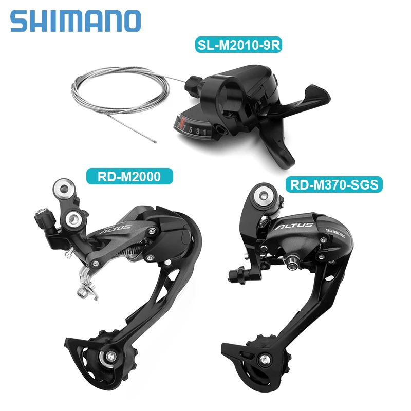 SHIMANO ALTUS MTB RD M370/M2000 Mountain Bike Front Rear Derailleur 9/18  Speed Rear Shift Derailleur Gear Switch Groupset Origin|Bicycle Derailleur|  - AliExpress