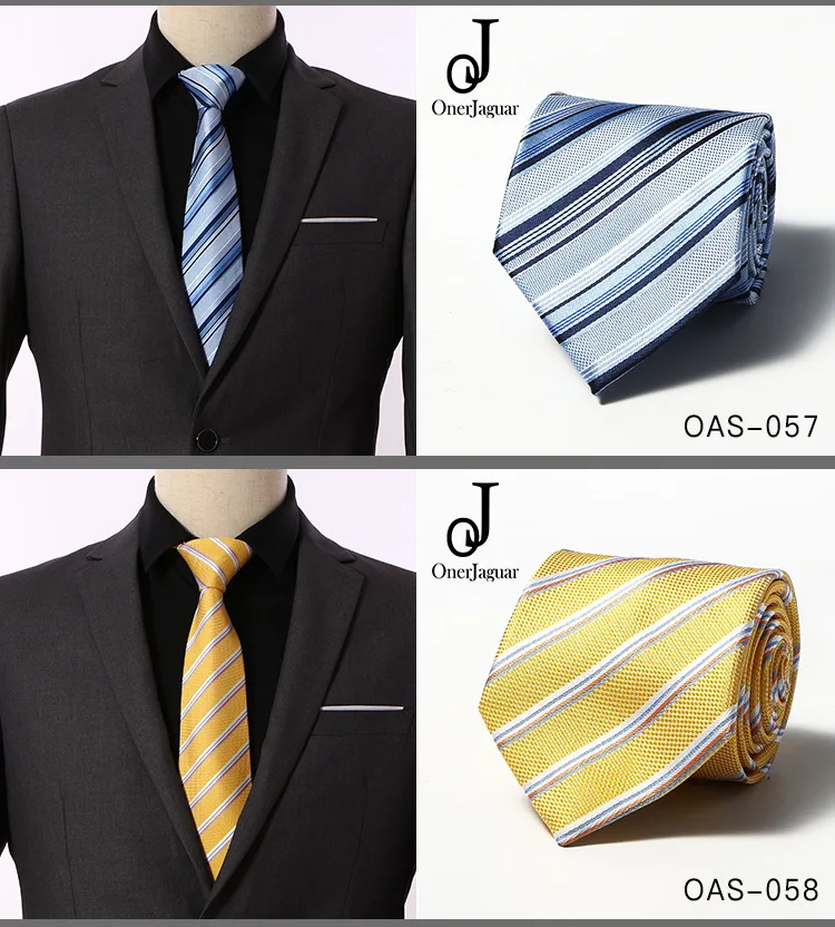 Новые строгие галстуки для мужчин 8 см свадебные печати шеи галстук мужской Полосатый плед Леопард вышивка армейский зеленый мужской