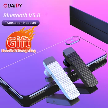 

Bluetooth Wireless Earphone V5.0 Translator Earbuds Headsets Sports HD Stereo For Huawei P20 iPhone XS Max Microphone Universal
