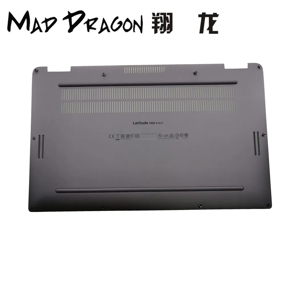 MAD DRAGON бренд ноутбук плоская подошва нижняя часть корпуса чехол серебро в сборе для Dell Latitude 7400 2-в-1 03VVPM 3VVPM AM2CD000302