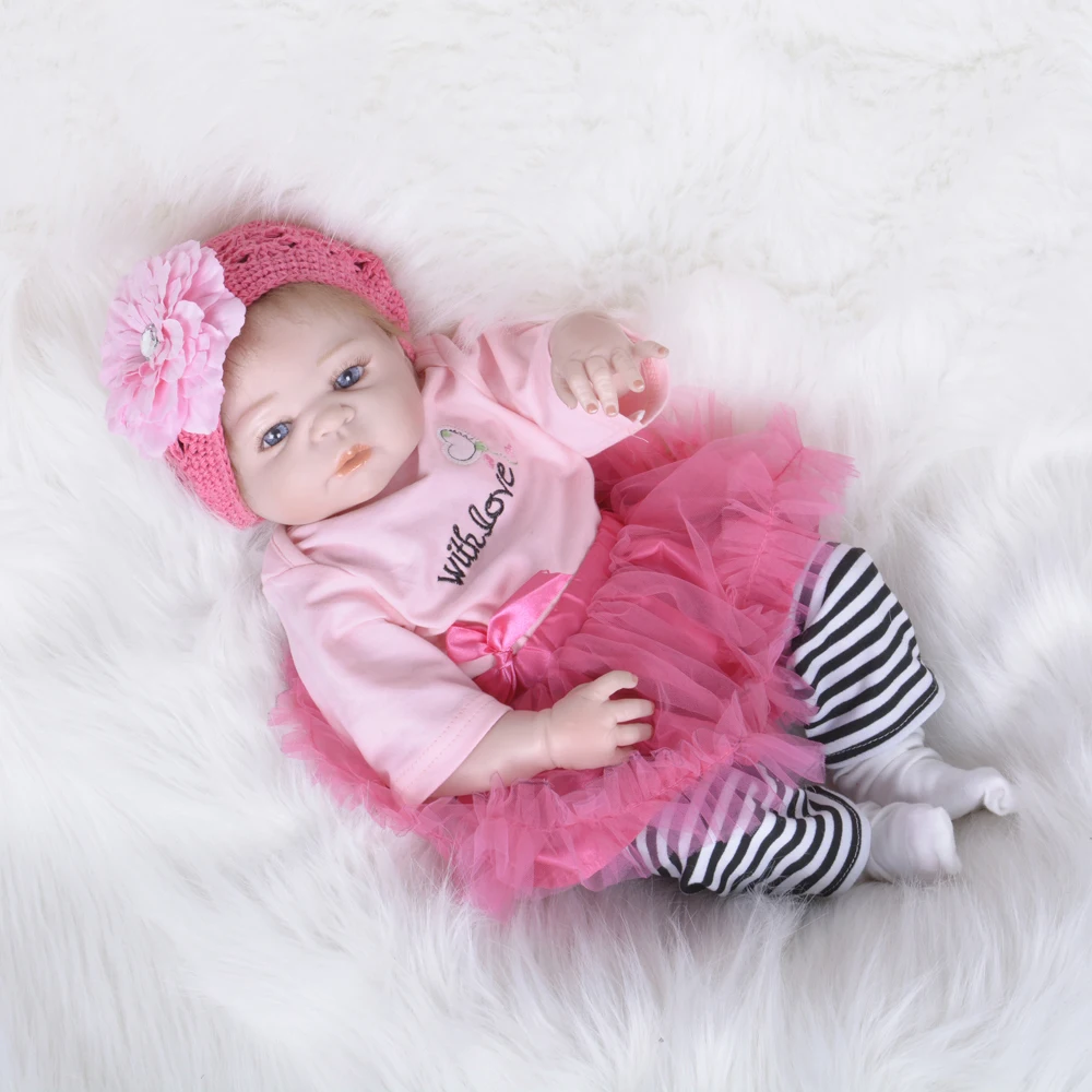 22 &quotреалистичные куклы Bebe Reborn милые новейшие силиконовые игрушки ручной работы