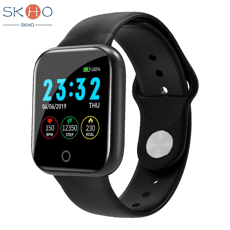 

SKHO SKW202 Smart Watch Women Men Fitness Tracker Band IP67 Waterproof Heart Rate Blood Pressure Monitor for Xiaomi Apple Phone