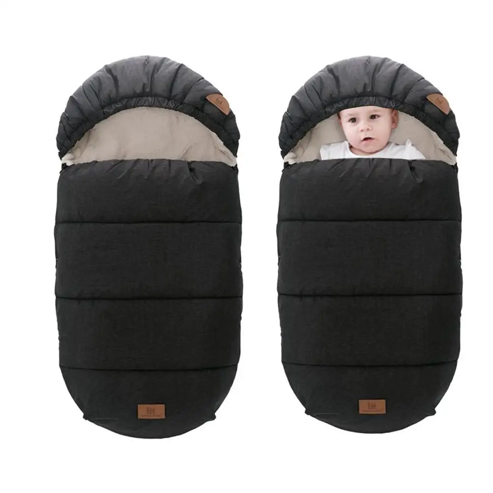 

2020 New Baby Universal Baby Stroller Sleeping Bag Baby Pushchair Footmuff Sack For Newborn Warm Winter Envelope For Pram