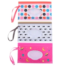 

Snap Strap Portable Baby Wet Wipes Box Wipes Container Eco-friendly Easy-carry Clamshell Cosmetic Cleaning Wipes Cases