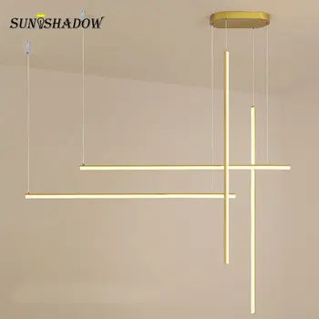 

Led Pendant Light 100cm Modern Chandelier Pendant Lamp for Foyer Living room Dining room Kitchen Gold Lamp 110V 220V Luminaires