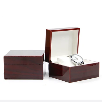 

2019 New Fashion Luxury Watch Box Holder Organizer Premium Wooden Jewelry Bracelet Storage Gift Case Single Grid Watch Box