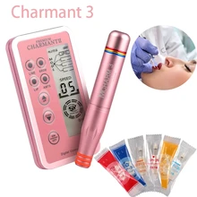 Dermografo – Kit de Machine de maquillage Permanent, stylo à Microblading pour sourcils et lèvres, broderie de tatouage avec aiguille à cartouche
