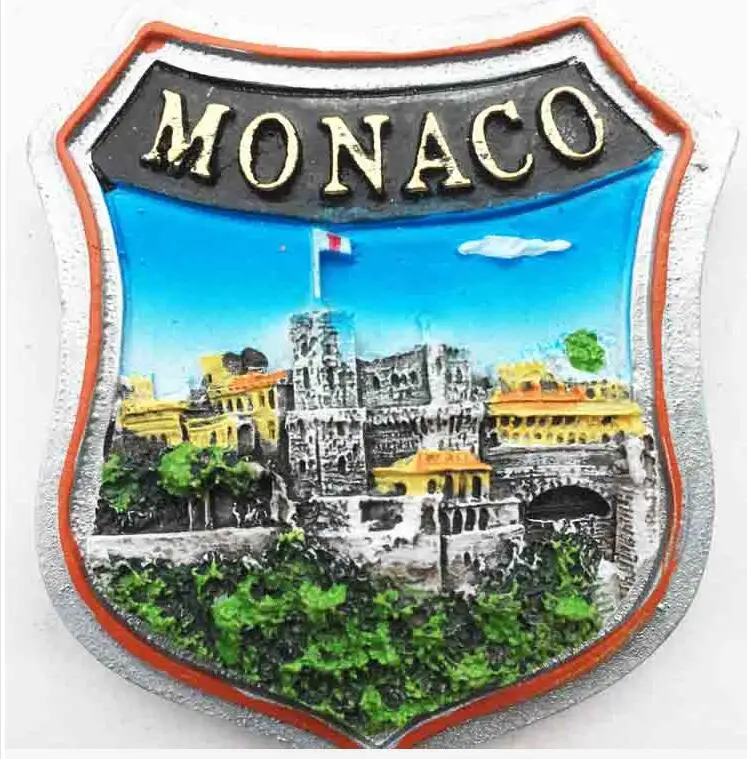 Холодильник магнитный сувенир Monaco древний дворец Замок ориентир магниты на холодильник декоративный холодильник домашний декор
