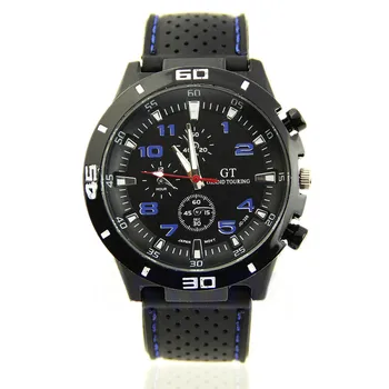 

Chic Men's Silicone Sport Watches Rubber Casual Analog Quartz Wrist Watch Fashion Clothing Accessories