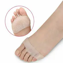 1 пара моющиеся сотовые туфли на высоком каблуке, Нескользящие стельки для стопы, мягкие силиконовые стельки, облегчающие боль