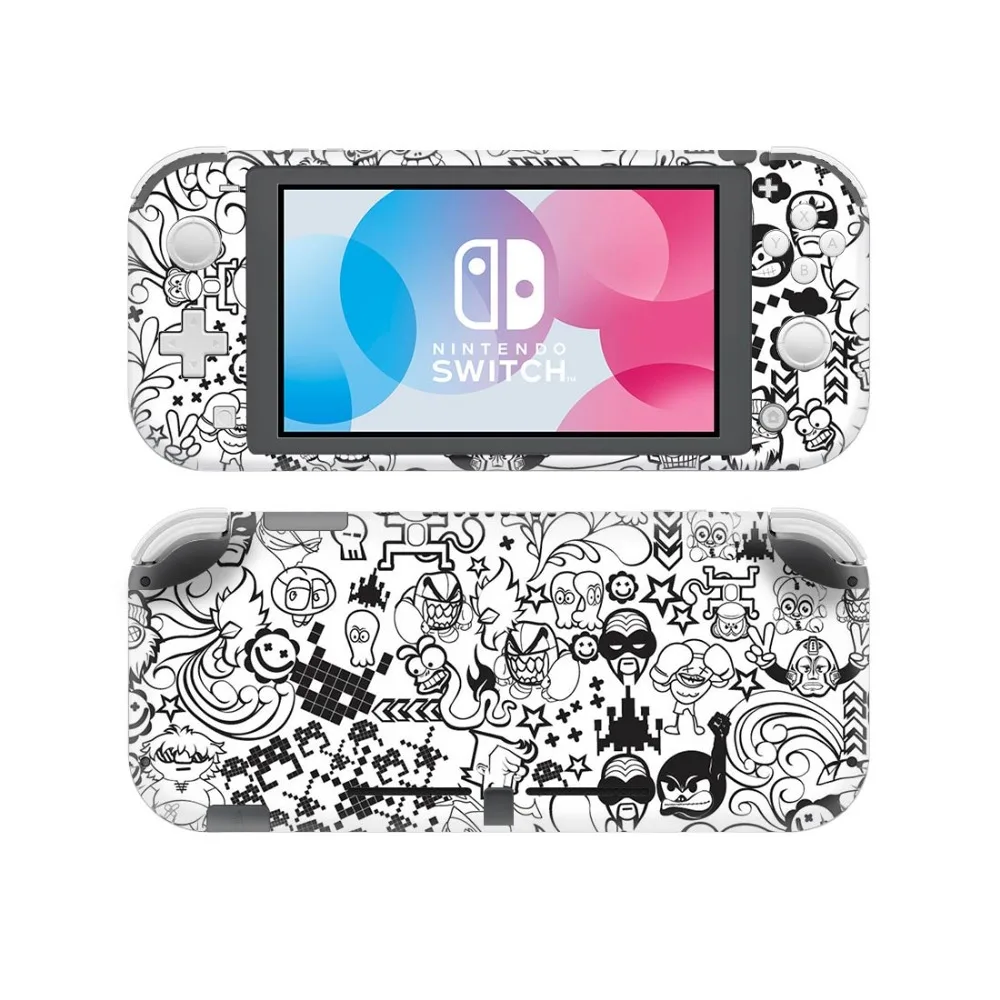Новая кожаная Наклейка для nintendo Switch Lite консоль kingd Switch Lite Mini NSL защитный чехол виниловая наклейка