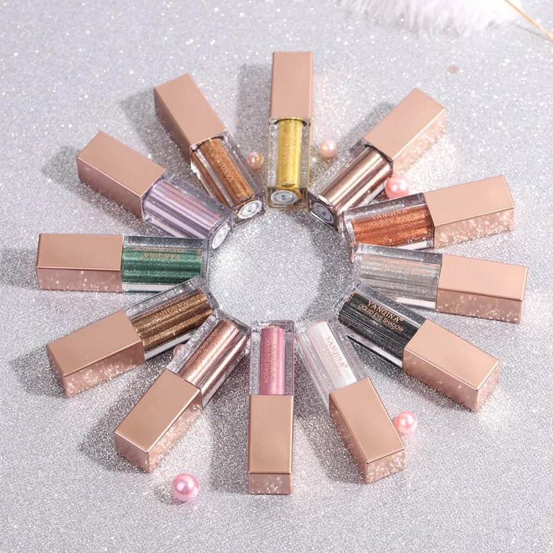 6 Colors Pearlescent Waterproof Liquid Eye Shadow Beauty Female Eye Cosmetics Lasting Glitter Eye Shadow*