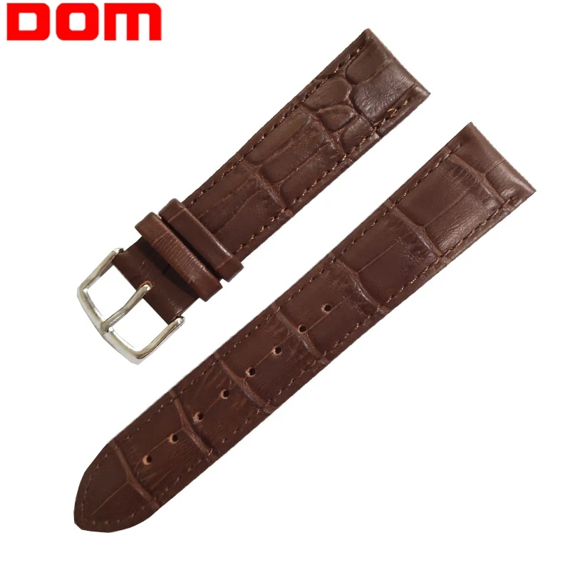 

DOM Genuine Leather Watchband With Butterfly Clasp Bands Bracelet for Watch sized in 16 18 19 20 21 22 23 24 25 26mm mm