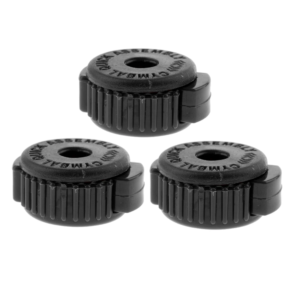 3pcs ABS Drum Set Cymbal Quick Assembly Mate Replacement Accessories