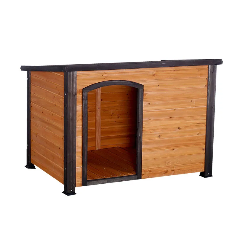 

Outdoor Solid Wooden Dog House Waterproof Cage Dog House Large Dog Golden Retriever Dog House Samoyed Dog House