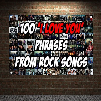 

Rock and Roll Stickers Famous Band Posters Wall Hanging HD Printing Art Music Studio Home Decoration Banner & Flag For Gift 1