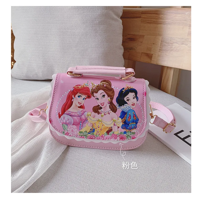 Disney princess сумка для камеры из искусственной кожи с изображением Минни Маус на ремне через плечо диагональная сумка для девочек сумка-мессенджер для девочек Сумочка с Микки Маусом - Цвет: 16