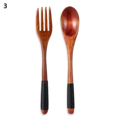 Eco-Friendly Bamboo Cutlery Set with Travel Pouch (03)