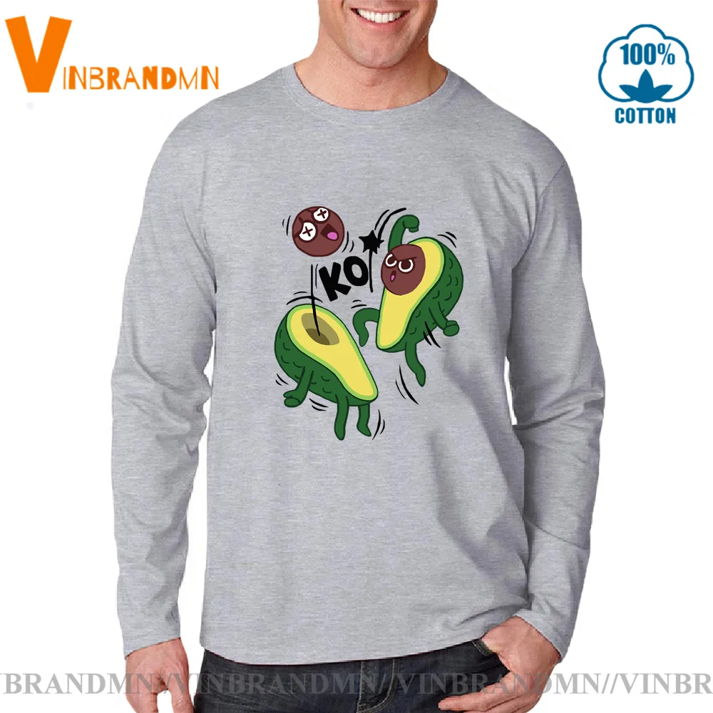 Hiphop Fruit Boxing Tee Shirt Humor Foodie Tshirt Street Avocado Fighters T Shirt Uomo Divertente Avocado Combattimento Ko T-Shirt