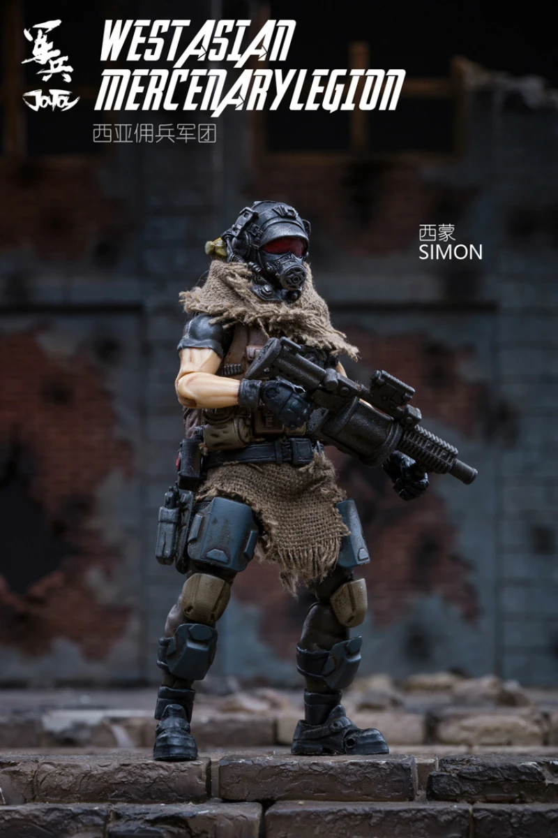 JOYTOY 1/18 фигурка солдат(3 шт./лот) WEST Азиатский легион, модель куклы, RD18070