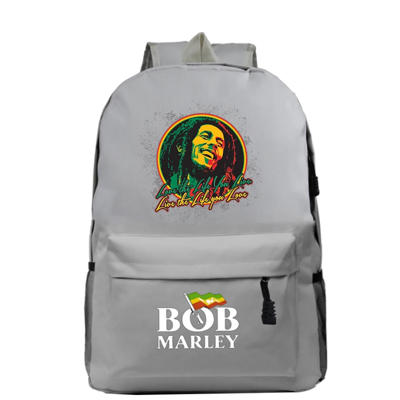 Bob Marley Legend рюкзак для подростков, брезентовые школьные сумки для женщин и мужчин, рюкзак для ноутбука, детские сумки для книг, Модный повседневный рюкзак для путешествий - Цвет: 13