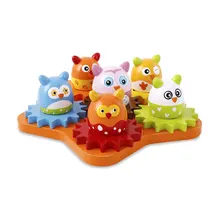 Деревянные магические шестерни строительные блоки кирпичи 3D DIY Забавные образовательные мозаичные игрушки для детей развивающие игрушки подарок