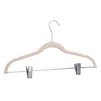 

10pcs Velvet Closet Multifunction Wardrobe Organizer Non-Slip Laundry Drying Rack With Clips Garment Suit Clothes Hangers