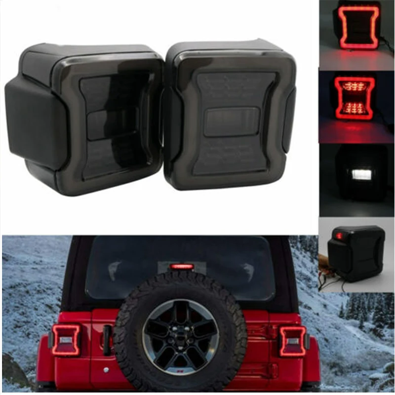 Новинка США европейская версия светодиодный задний фонарь для Jeep Wrangler JL 2018 2019