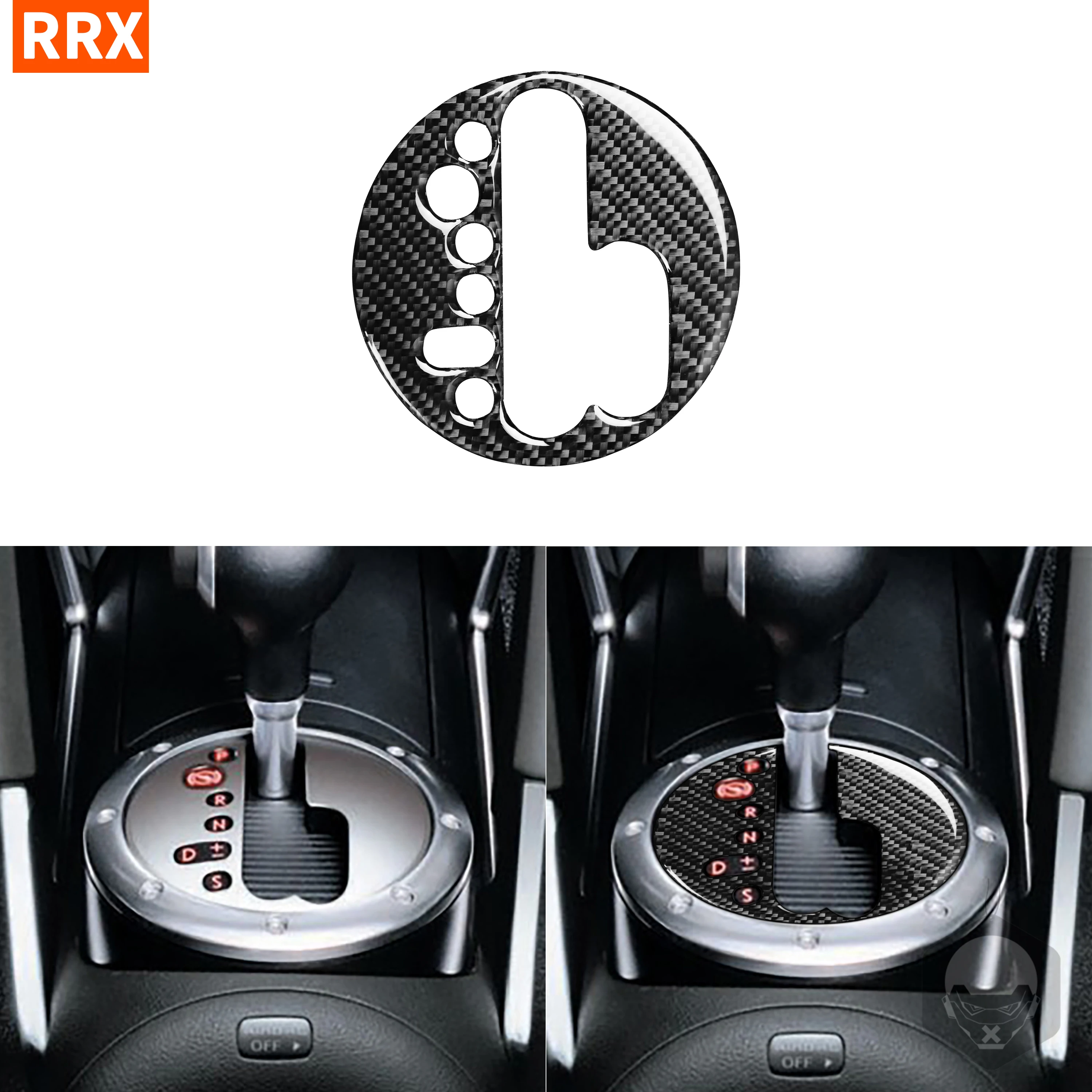 

Gear Knob Gearshift Panel Real Carbon Fiber Sticker For Audi TT 8N 8J MK1 2001 2002 2003 2004 2005 2006 Car Interior Accessory