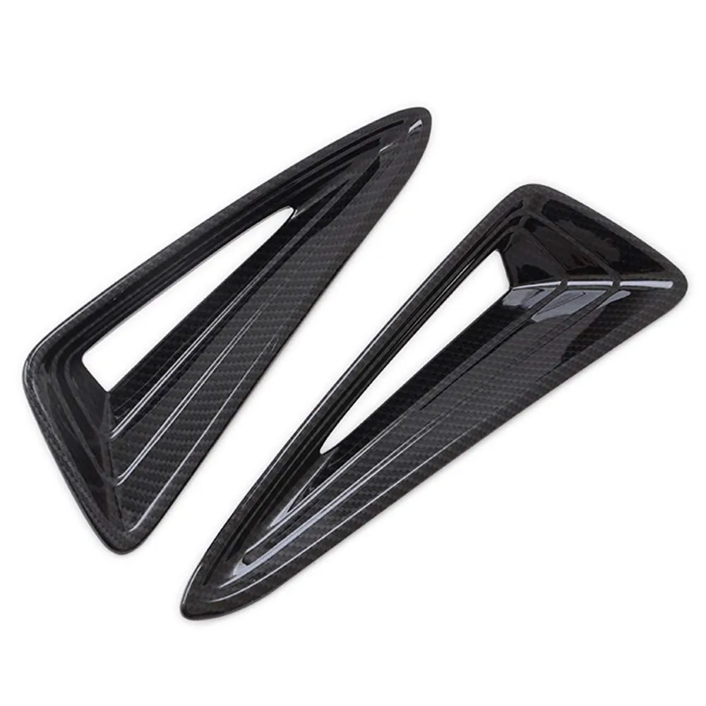 

Carbon Fiber Front Bumper Grill Trim Air Vent Grille Cover Bezels Decor Exterior Accessorie For Toyota C-HR CHR 2016 2017 2018