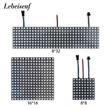DC5V 5050 RGB Matrix led Pixel module light 8*8 16*16 8*32 Pixel WS2812B WS2812 pannello flessibile digitale indirizzabile individualmente