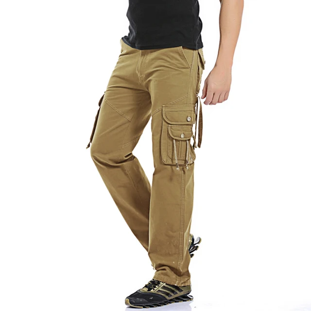$US $25.64  Casual 2020 Spring Autumn Outdoor Military Style Cargo Pants Army Tactical Trouers Big Size W 29-38