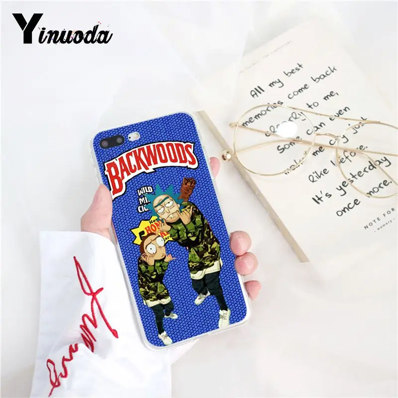 A8 Yinuoda Backwoods сигары дым Рик Морти DIY Роскошный чехол для телефона для iPhone 8 7 6 6S X XS MAX 5 5S SE XR 10 11 Pro Max - Цвет: A8