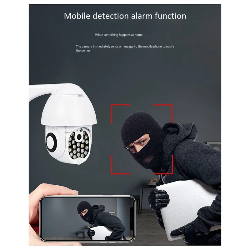 5.0MP HD 1080P Wi-Fi 21 светодиодный ip-камера наружная купольная камера безопасности IR 30M CCTV камера наблюдения s 8X цифровой зум EU Plug