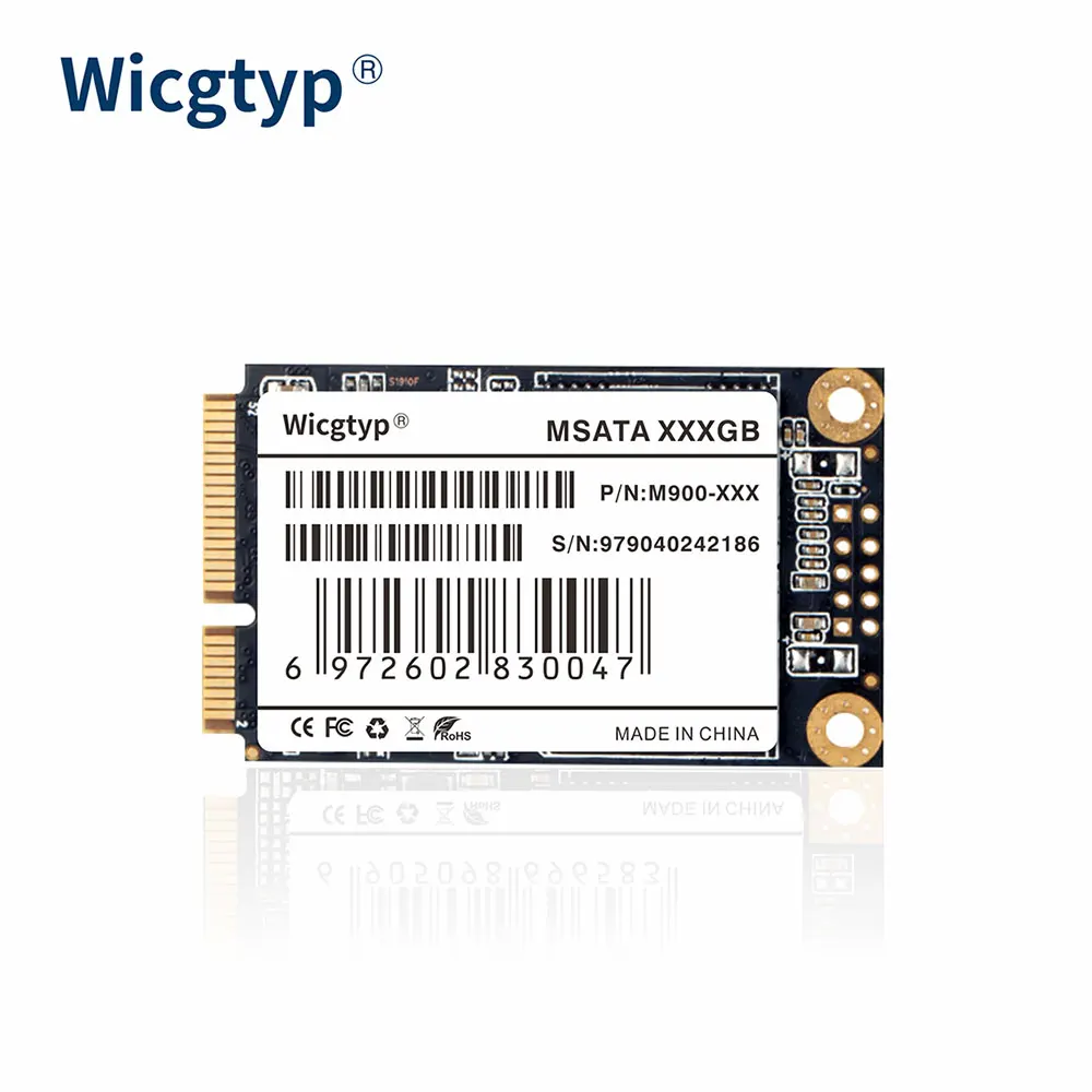 Wicgtyp mSATA SSD 1 ТБ mSATA жесткий диск SSD для ноутбука 3,5 мм Внутренний твердотельный накопитель для 6430u, ST-LST01