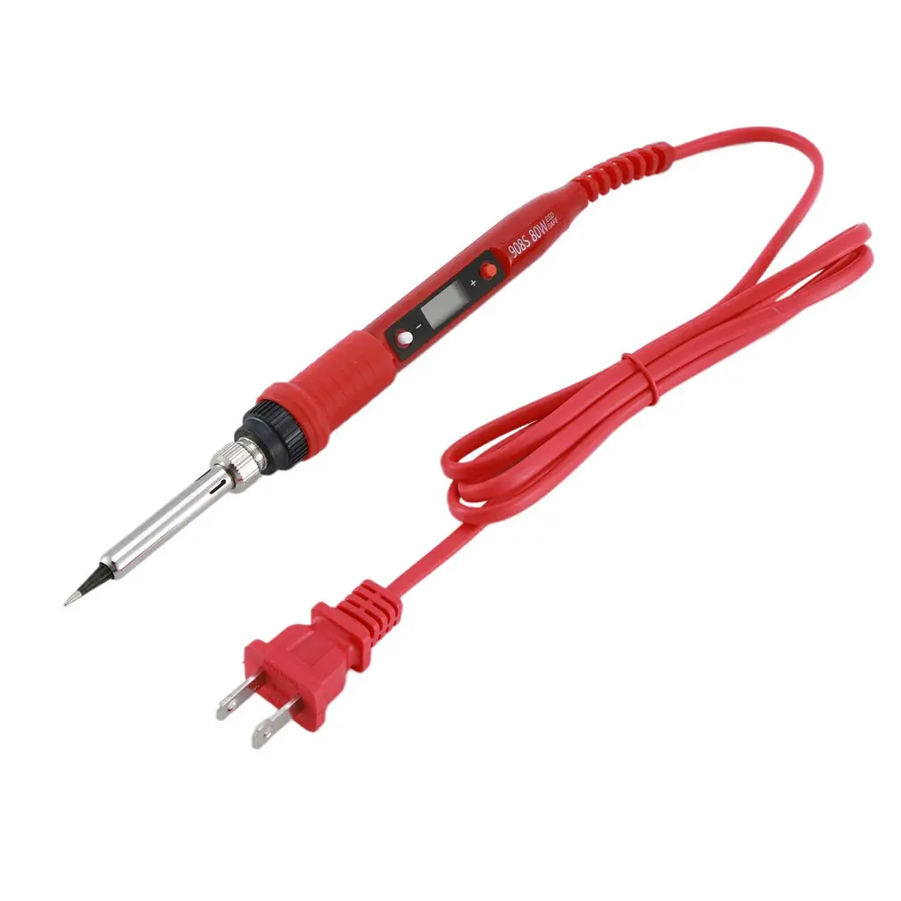 

Adjustable Temperature Electric Soldering Iron 110V 80W Welding Solder Rework Station Heat Pencil Tips Repair Tool