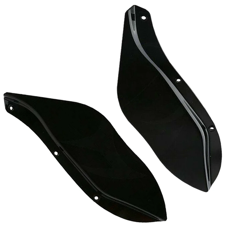 Черный ABS боковые воздушные дефлекторы лобовое стекло для Harley Touring FLHR FLHT FLHX 96-13