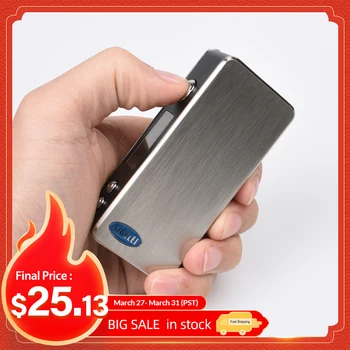 

Original 75W Sigelei Box Mod Electronic Cigarette Box Mod Support Power/Temp Modes 510 Thread Without 18650 Battery