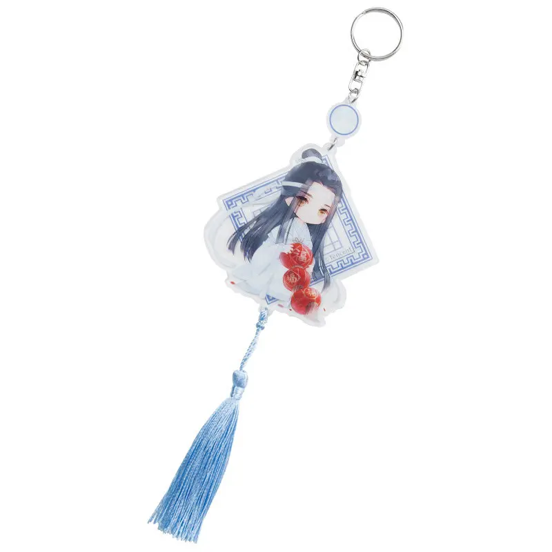 Grandmaster Demonic культивирование акриловой фигуры фигурный брелок Wuxian Wangji косплей брелок-подвеска подарок