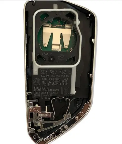 US $53.85 KEYECU Original Smart Remote Key 3 Button 434MHz NCP2161W Chip for Volkswagen VW Skoda 2020 PN 5DD 959 753B 5E3 959 752E