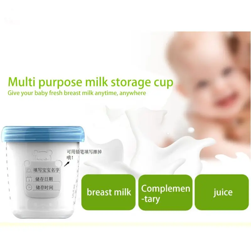 Baby Breast Milk Storage Bottle Infant Newborn Food Freezer Container Milk Powder Nuts Tea Organizer