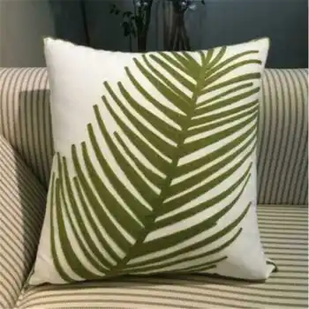 

Retro Red Geometry Pillow Case Cotton Linen Pillowcase Sofa Waist Cushion Cover 18'' for Home Office Room Decor