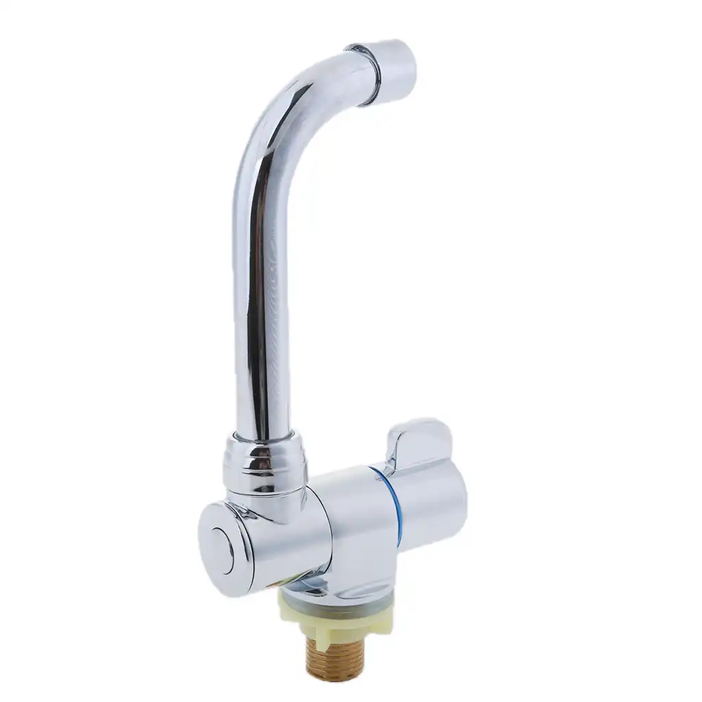 Marine Kitchen Sink Single Lever Cold Water Faucet Tap 360