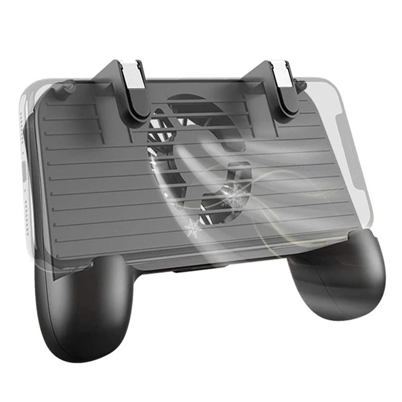 

YOBWIN Mobile Controller With Protable Charing Cooling Fan For PUBG Gamepad Trigger Controller For 4-6.5 inch IOS Android Phone