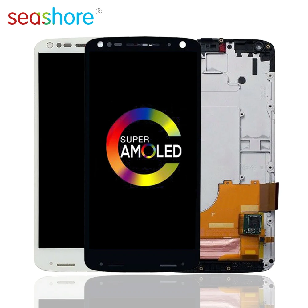 5 4 &quotоригинал для Motorola Moto X Force LCD сенсорный экран дигитайзер сборка дисплей | Экраны для мобильных телефонов -4000262826669
